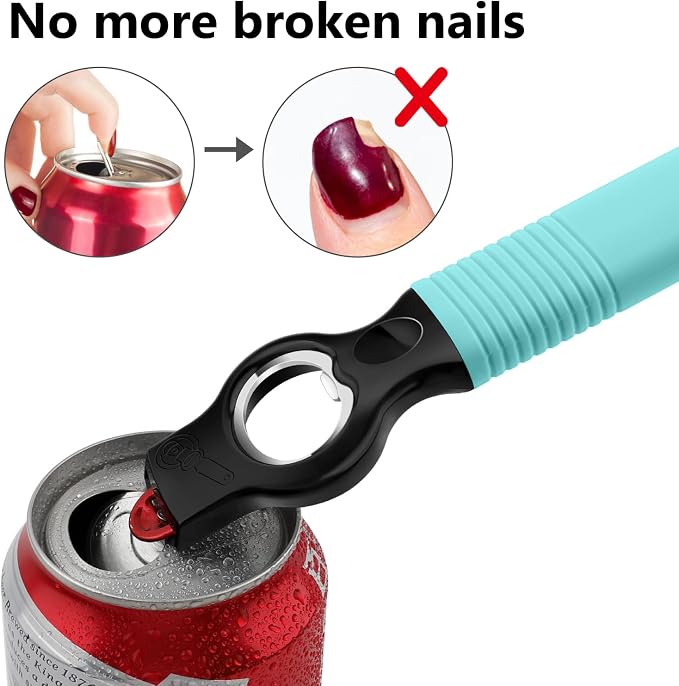 2-Pack Magnetic Beer Bottle Opener & Soda Can Opener, 2-in-1 Bottle Opener and - Image 5