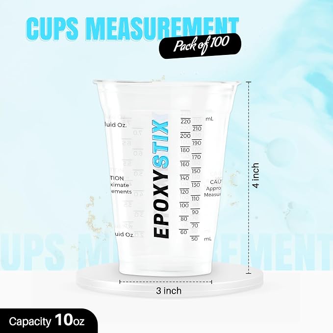 10oz Disposable Graduated Measuring Cups - Image 3