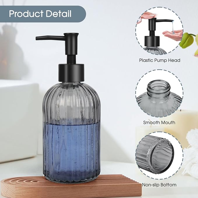 Topsky Glass Soap Dispenser - Image 3