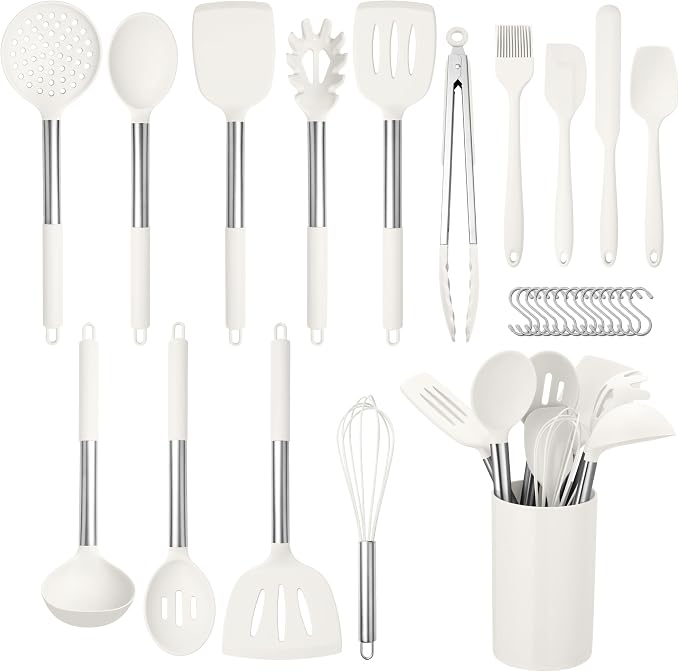 HaWare 29 PCS Silicone Cooking Utensils Set, Heat Resistant Kitchen Utensils Set by HaWare