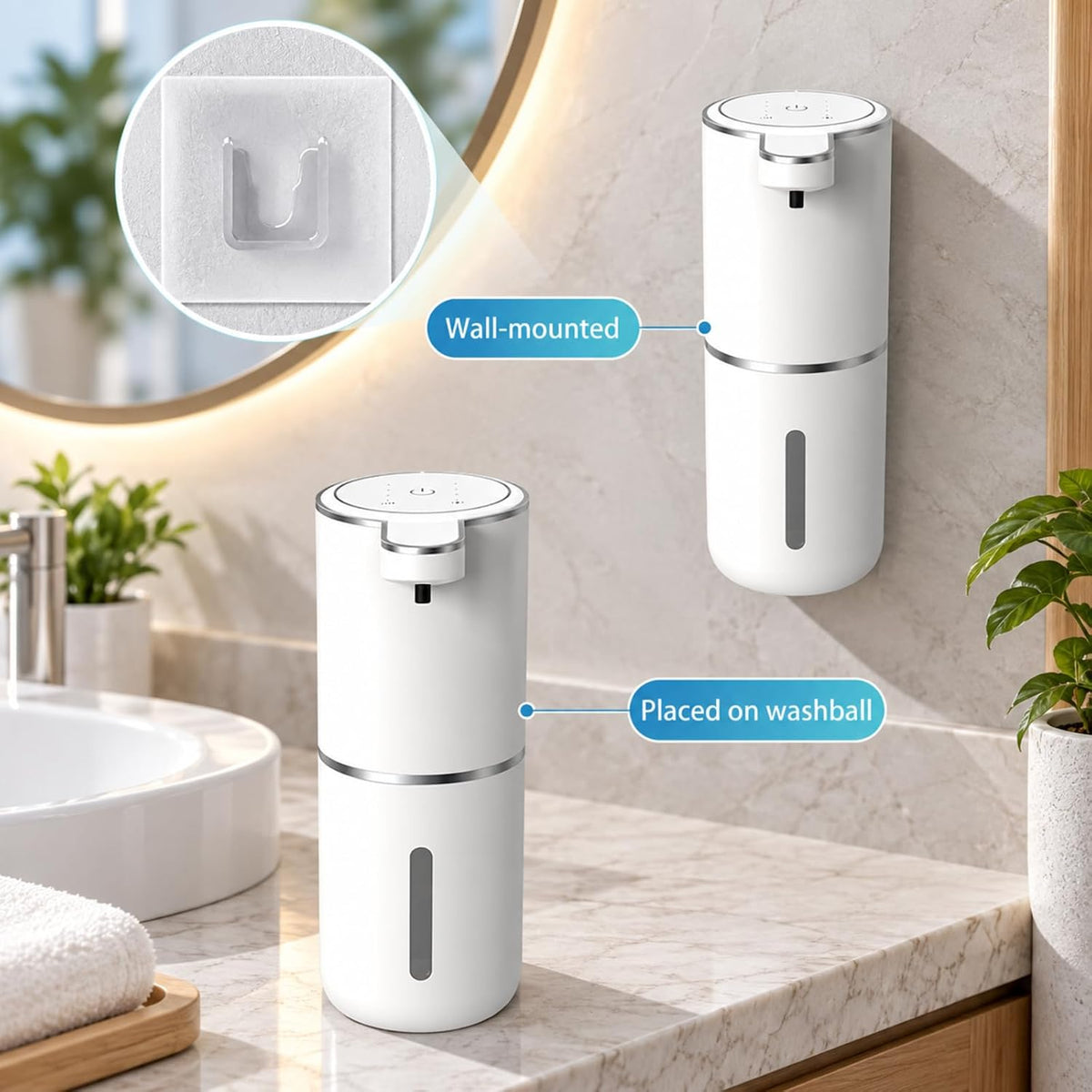 Automatic Soap Dispenser – Touchless Foaming Soap Dispenser 400ml USB
