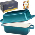 Cast Iron Loaf Pan With Lid, Enameled Bread Loaf Pan by Articarting