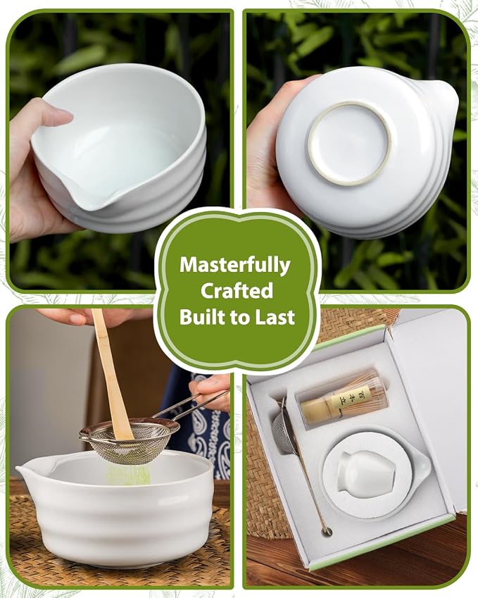 White Matcha Whisk Set - Image 3