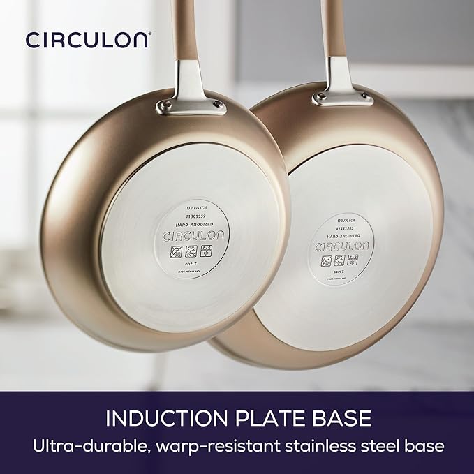 Circulon Premier Professional Hard Anodized Nonstick Cookware Induction Pots - Image 5