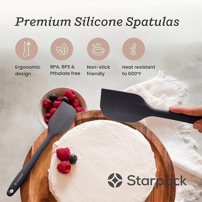 StarPack 'Scrape & Stir' Silicone Spatula Set - Image 2