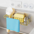 HapiRm Sponge Holder for Kitchen Sink, No Drill Kitchen Sink Caddy Organizer by HapiRm