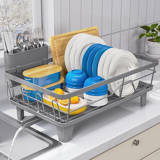 Urackify Dish Drying Rack for Kitchen Counter, Sink Dish Rack - Image 7