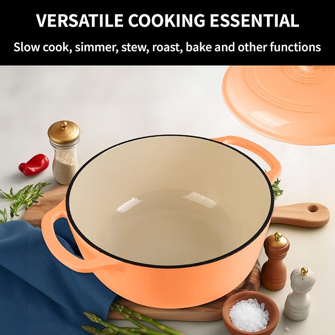 Premium Enameled Cast Iron Dutch Oven - Image 8
