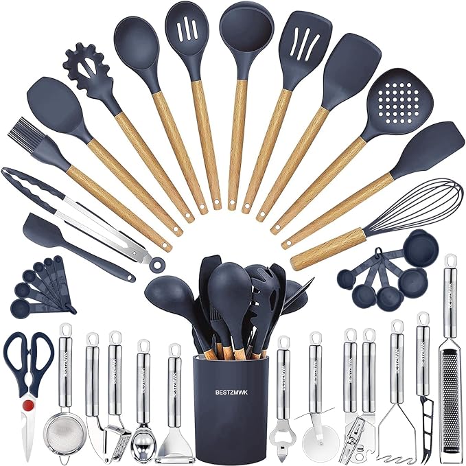 Cooking Utensils Set- 35 PCs Kitchen Utensils by BESTZMWK