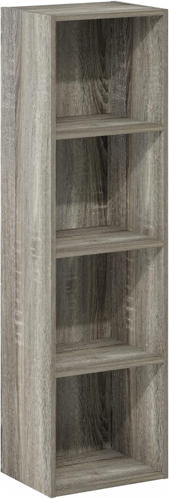 Furinno PASIR Book Shelf, 4-Tier Modern Bookshelf, Open Shelves Bookcase 9 x 12 - Image 7