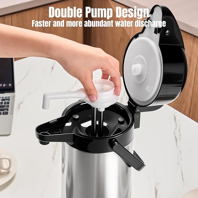 PARACITY Upgraded Airpot Coffee Carafe - Image 4