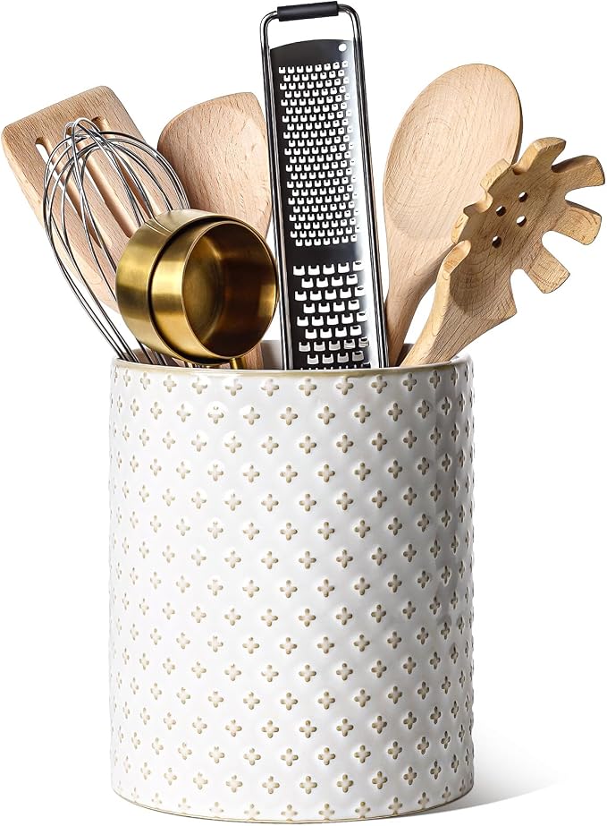 LE TAUCI Utensil Holder for Kitchen Counter by LETAUCI