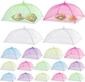 Tanlade 16 Pcs Mesh Food Cover Food Tent Set Reusable Collapsible Pop up Food by Tanlade