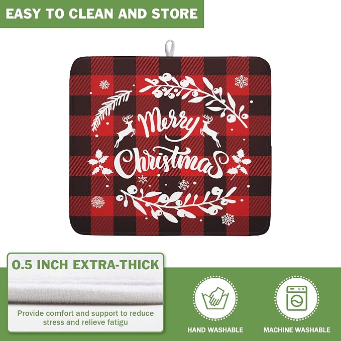 Merry Christmas Dish Drying Mat - Image 5
