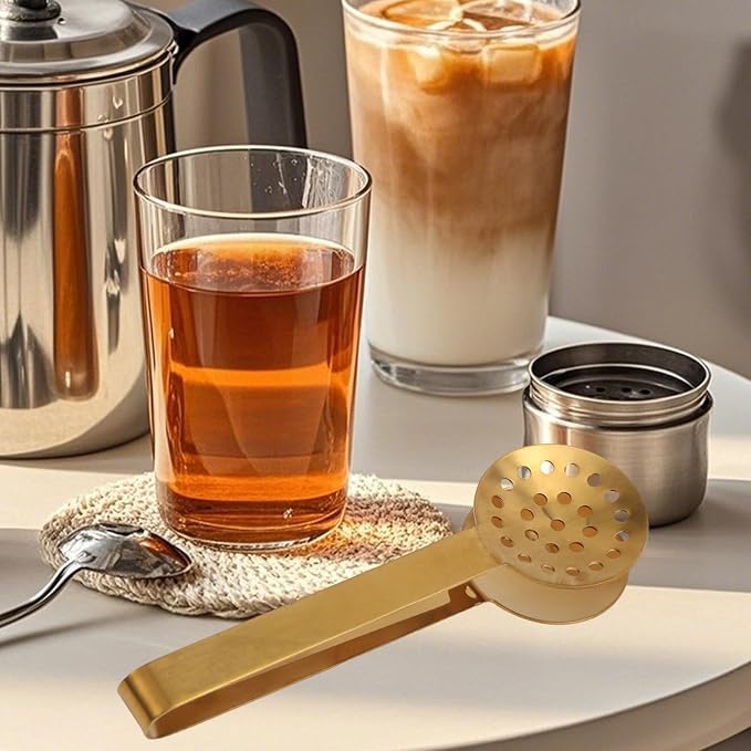 Tea Bag Squeezer Tongs, Stainless Steel Teabag Strainer Dispenser Gripper - Image 6