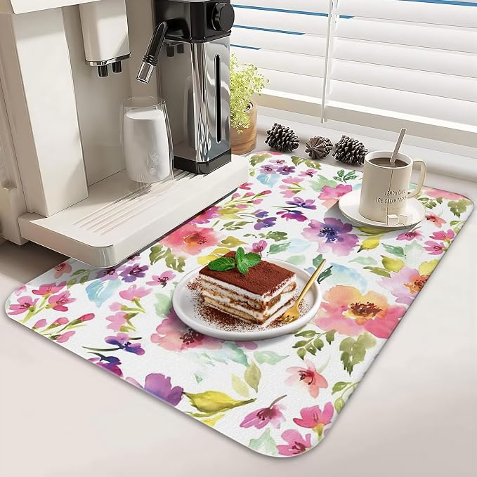 Dish Drying Mat for Kitchen Counter 2 Pack - Image 3