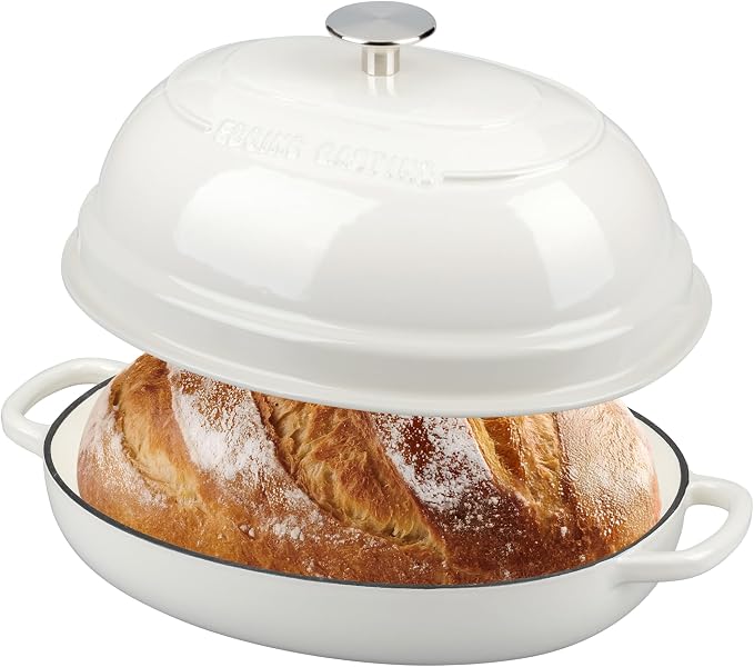 EDGING CASTING Enameled Oval Cast Iron Dutch Oven Pot - Image 3