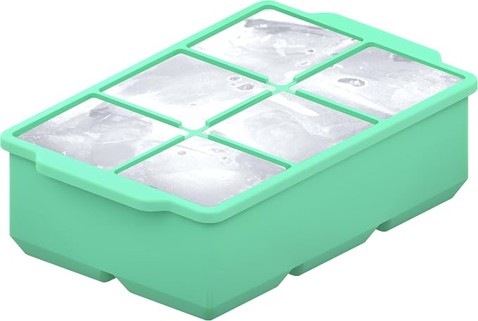 KitchFort Large Silicone Ice Cube Tray, Easy Release 2" Big Ice Cubes - Image 4
