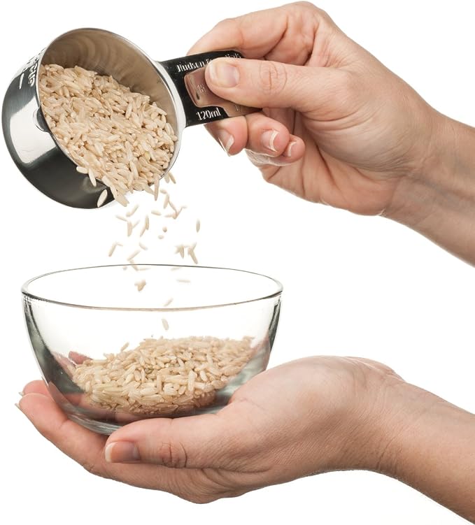 Hudson Essentials Stainless Steel Measuring Cups Set - Image 6
