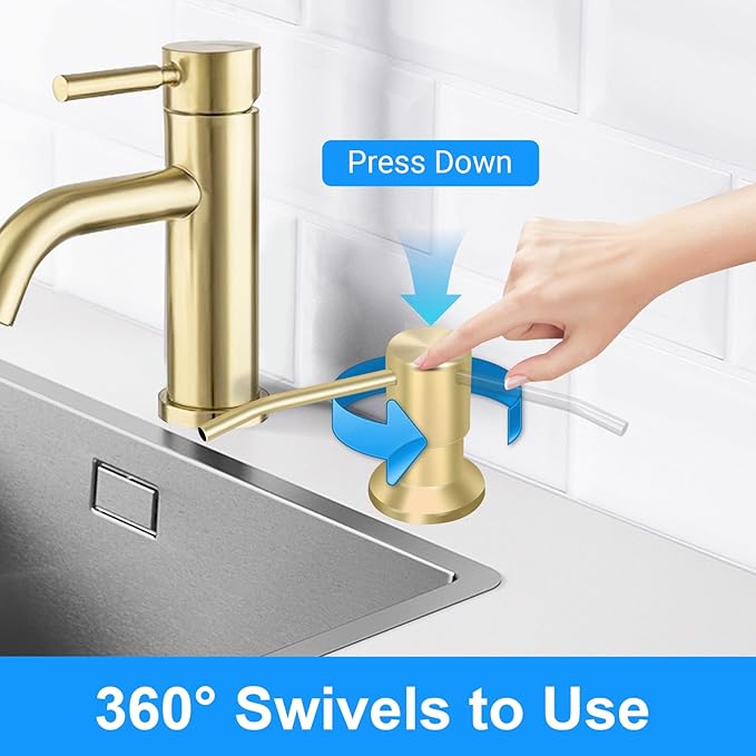 Soap Dispenser Kitchen Sink, Sink Soap Dispenser, Dish Soap Dispenser Pump - Image 2