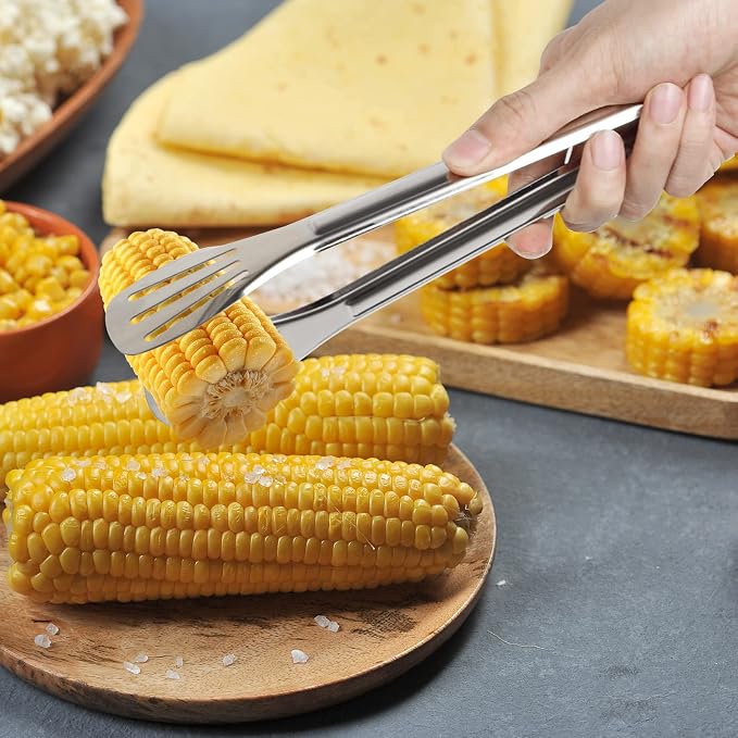 Serving Tongs Kitchen Tongs, Buffet Tongs, Stainless Steel Food Tong Serving - Image 4