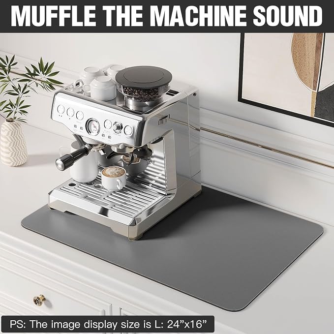 Dish Drying Mat for Kitchen Counter Super Absorbent Drainer Mats - Image 4