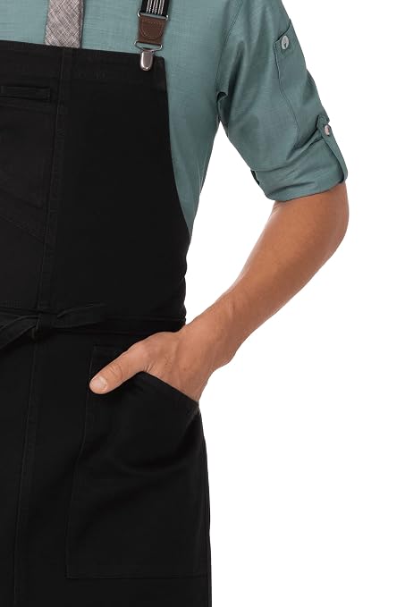 Chef Works Unisex Berkeley Bib Apron - Image 5