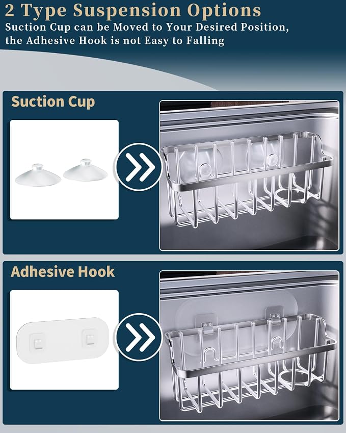 Consumest Sponge Holder Sink Caddy - Image 3