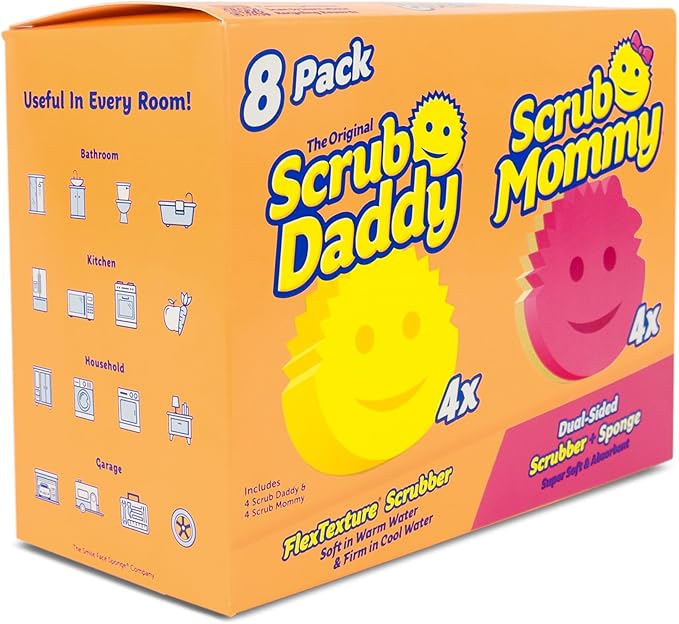 Scrub Daddy Original + Scrub Mommy Kitchen Sponges by ScrubDaddy