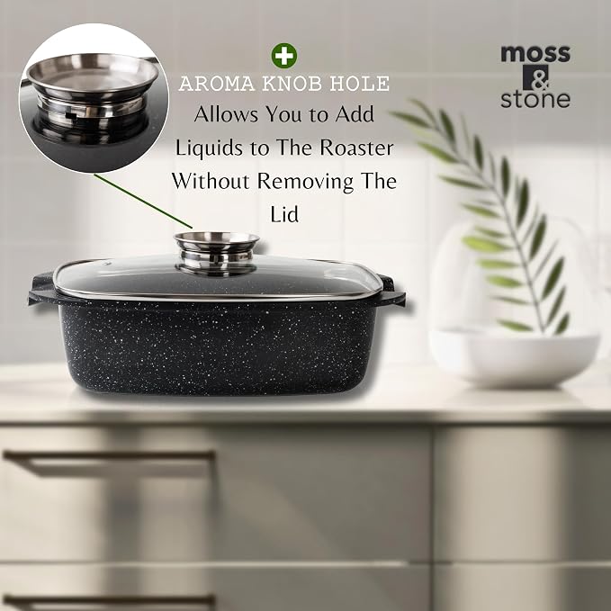 Moss & Stone 6 Quart Oval Roaster Pot - Image 6