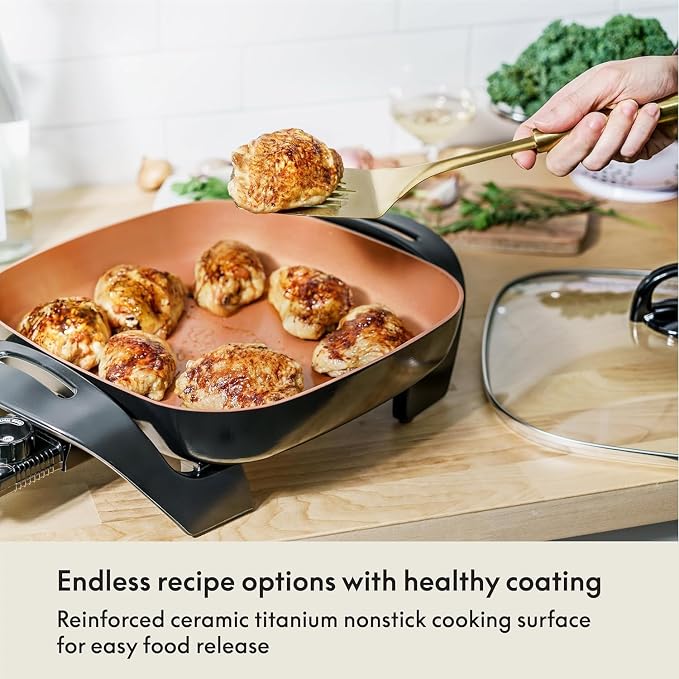 bella Electric Skillet and Frying Pan - Image 5