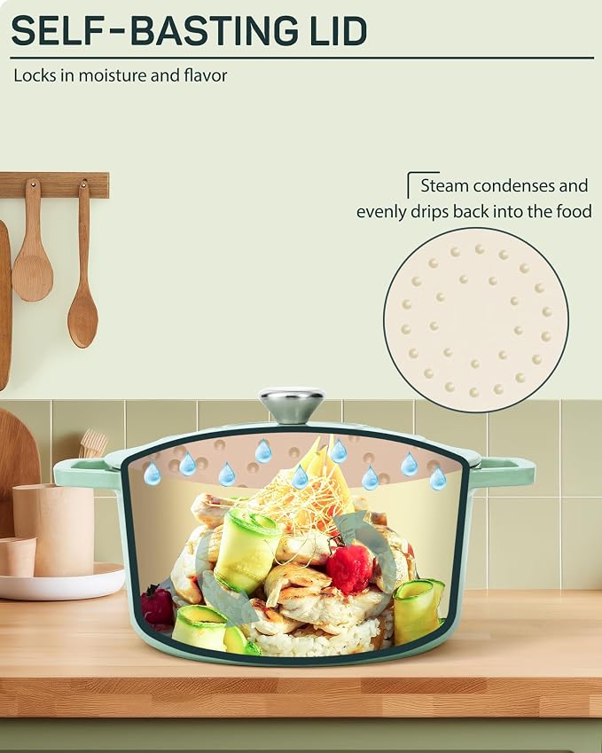 Ciwete 6 QT Dutch Oven Pot - Image 6