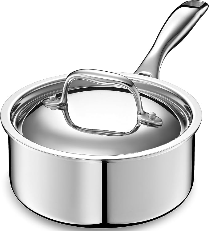 LEGEND COOKWARE 5-Ply Stainless Steel 1.5-Quart Sauce Pan by LEGENDCOOKWARE