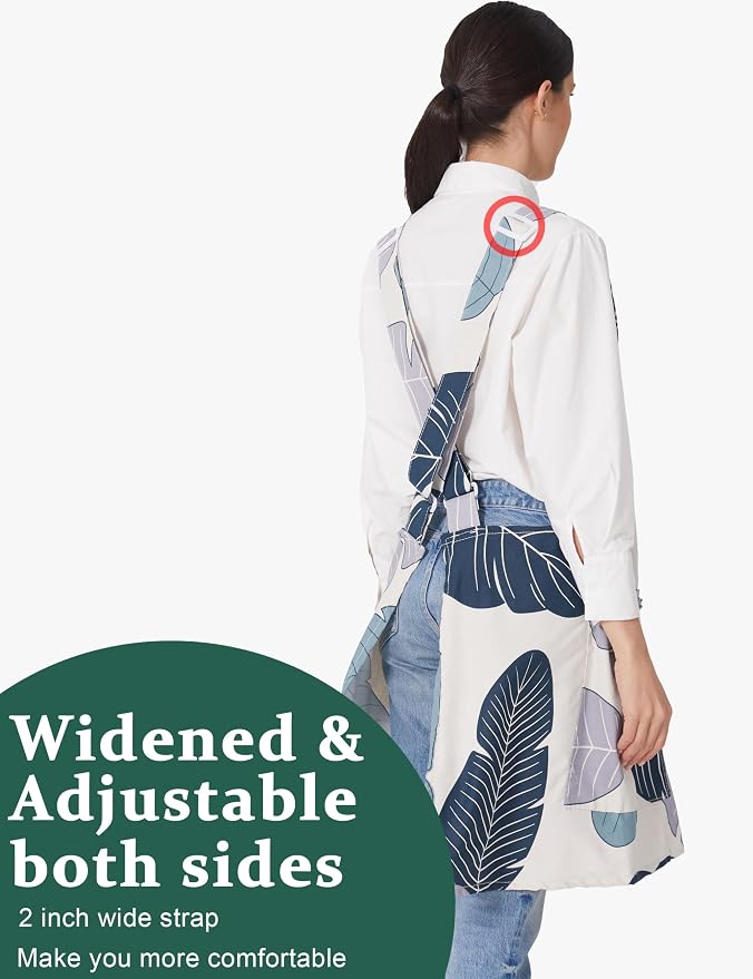 Cozy Adjustable Cross Back Aprons - Image 3