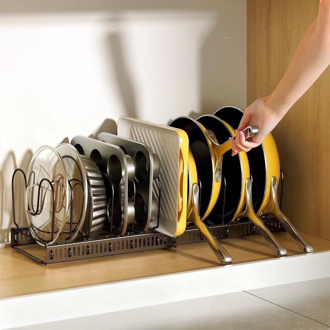 ORDORA Pots and Pans Organizer under Cabinet - Image 8