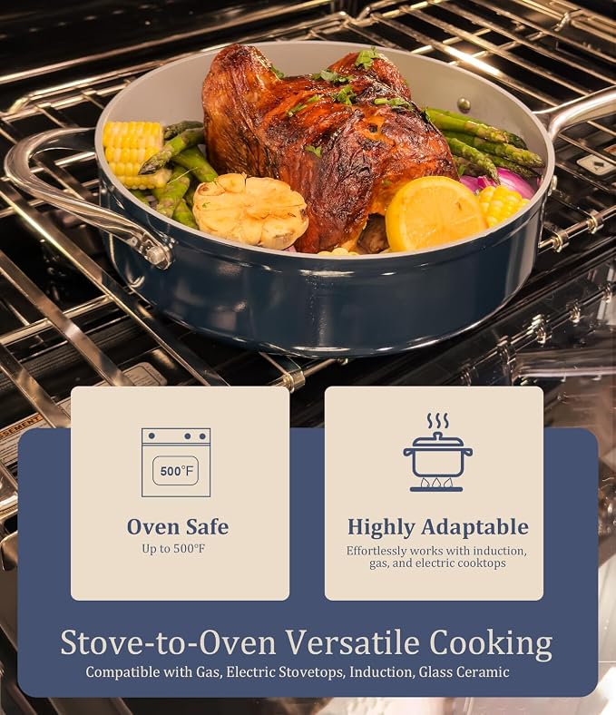 CookinCraze Stock Pot 4.5qt Dutch Oven - Image 6