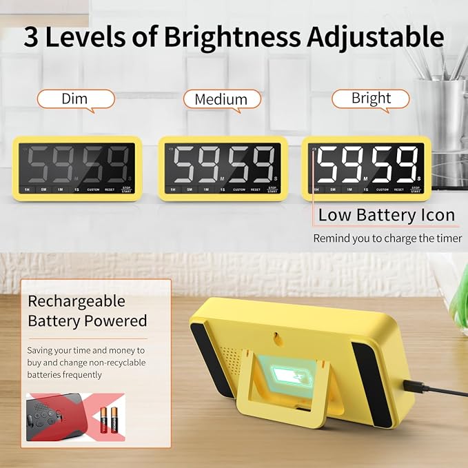 VOCOO Digital Kitchen Timer - Image 5