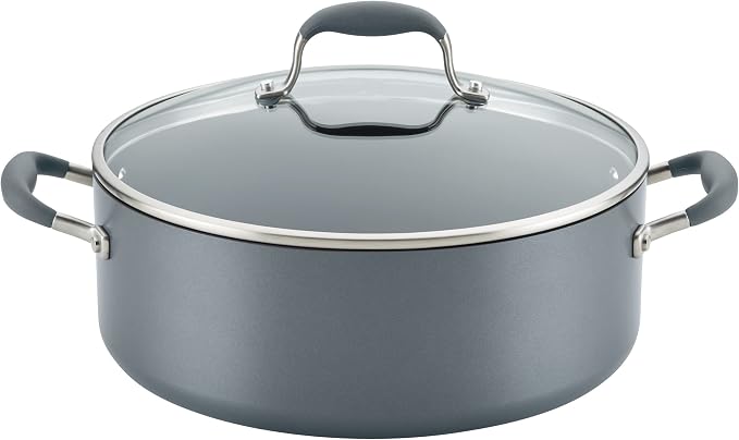 Anolon Advanced Home Hard-Anodized Nonstick Wide Stock Pot/Stockpot by Anolon