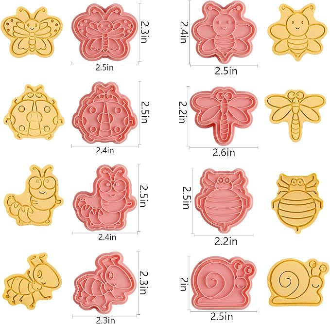 Insect Cookie Cutters Set, Cute Cookie Cutters - Image 3