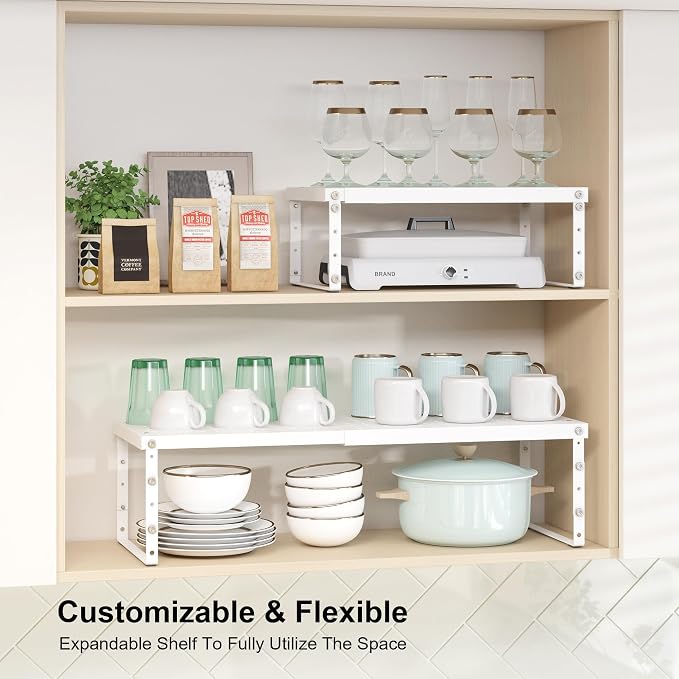 RUILALIFE Expandable Cabinet Organizer Shelf - Image 2