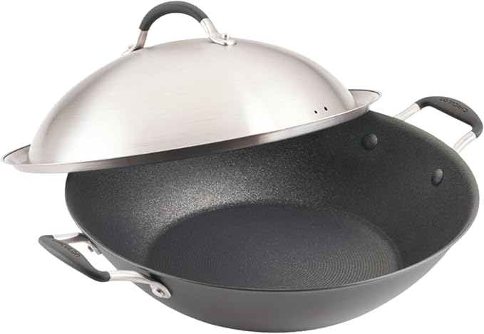 Circulon A1 Series w/ScratchDefense Nonstick Induction Wok by Circulon