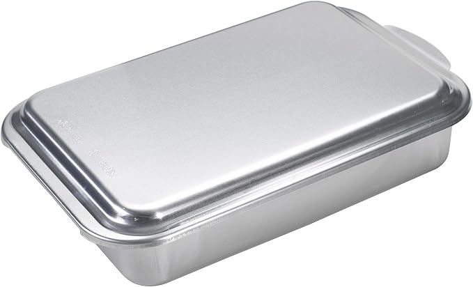 Nordic Ware Classic Metal 9x13 Covered Cake Pan by NordicWare