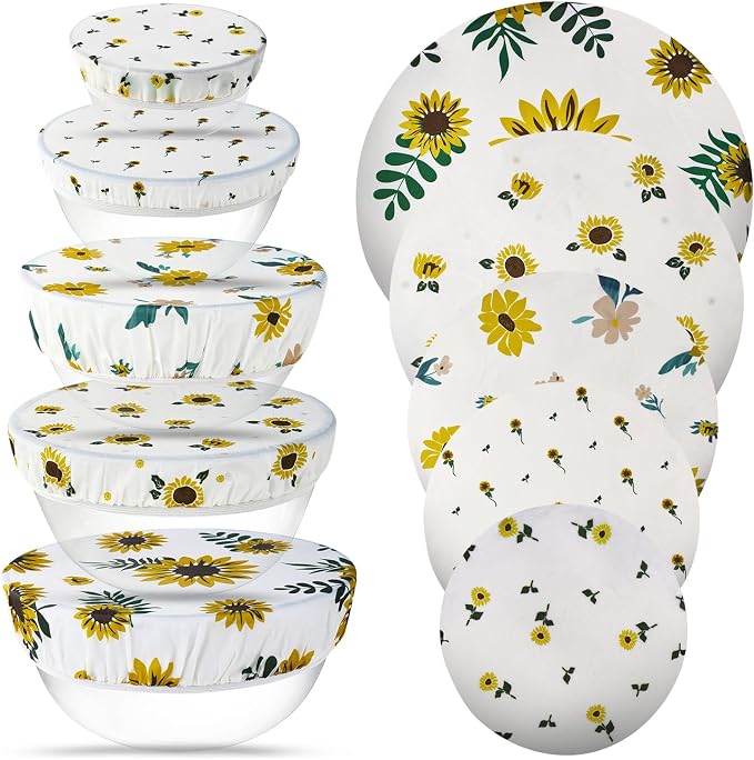 Tirphy 5-Size Reusable Bowl Covers by Tirphy