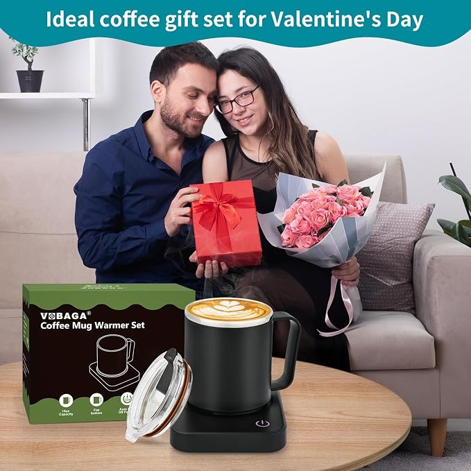 VOBAGA Coffee Mug Warmer & Mug Set - Image 6