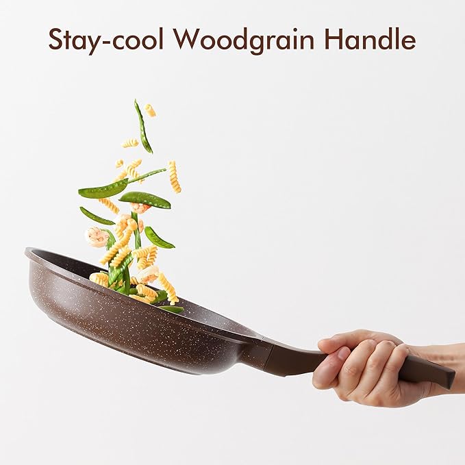 SENSARTE Nonstick Frying Pan Skillet, Non Stick Omelette Pan, Healthy Stone - Image 5