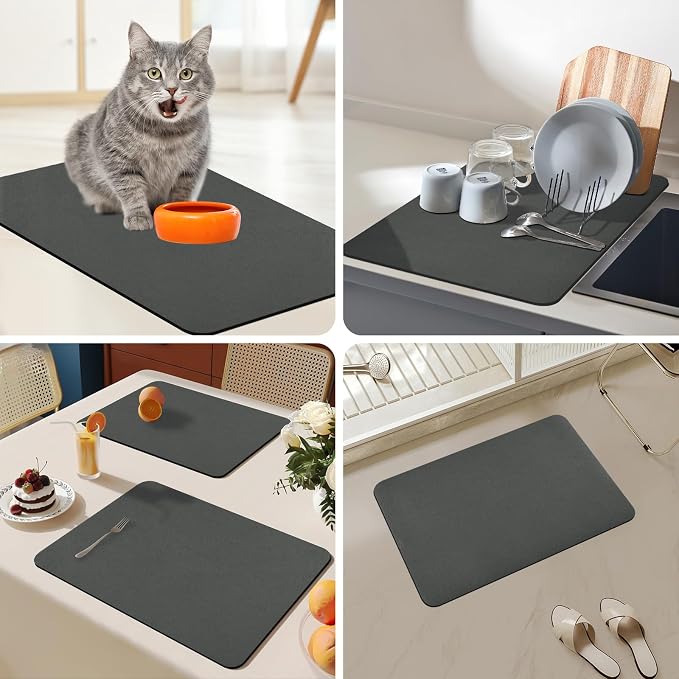 Bloss Coffee Bar Mat for Countertops, Kitchen Counter Mat, Absorbent Hide Stain - Image 8