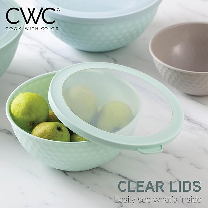 COOK WITH COLOR Mixing Bowls with Lids - Image 6