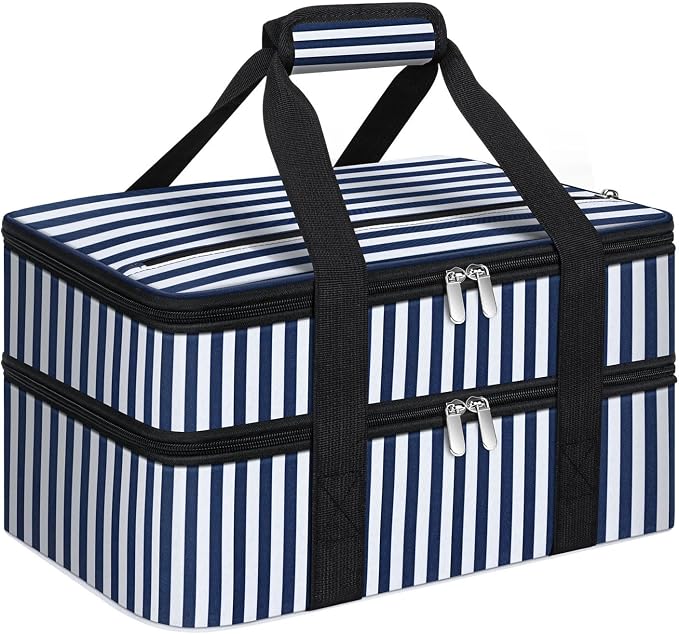 Double Insulated Casserole Carrier, Portable Casserole Carrier by MIAOJIE