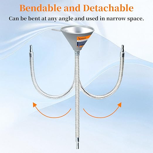 27.56" Steel Bendable Spout Funnel - Image 3