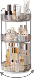 Asayuee 360 Rotating Makeup Organizer, 3 Tier Large Capacity Make Up Organizers by Asayuee